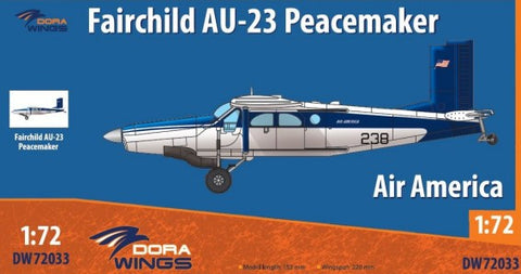 DORA WINGS 1/72 Fairchild AU23 Pacemaker Air America Aircraft