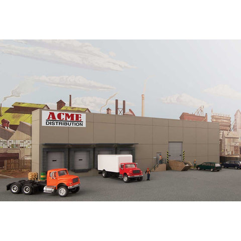 HO CONCRETE WAREHOUSE BACKGROUND KIT