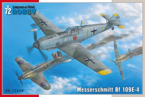 SPECIAL HOBBY 1/72 Messerschmitt Bf109E4 Fighter
