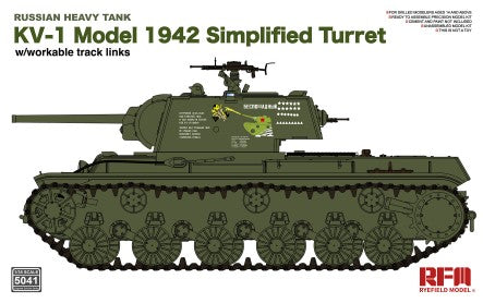 RYE FIELD 1/35 KV1 Model 1942 Simplified Turret Russian Heavy Tank