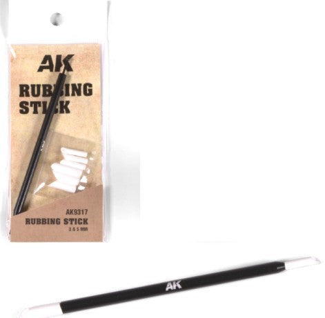 AKI  Rubbing Stick w/3mm & 5mm Tips (3ea)