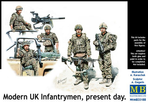 MASTERBOX  1/35 Modern UK Infantrymen Present Day (5)