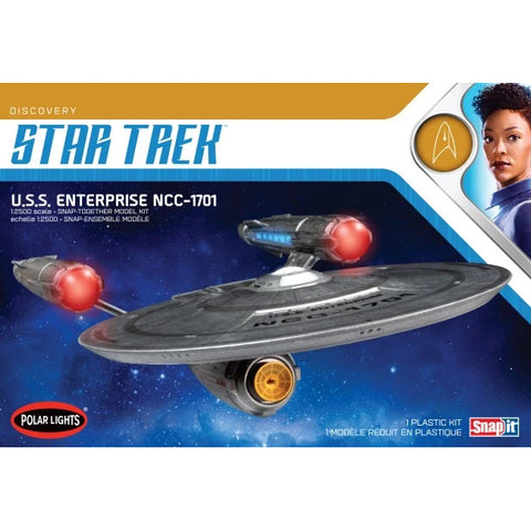 POLAR LIGHTS  1/2500 Star Trek Discovery Series USS Enterprise NCC1701 (Snap)