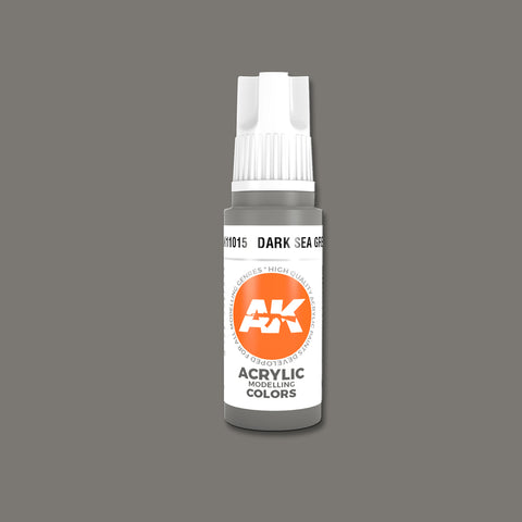AKI Dark Sea Grey 3G Acrylic Paint 17ml Bottle