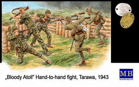 MASTERBOX  1/35 Hand to Hand Combat Japanese & US Marines Tarawa 1943 (5)