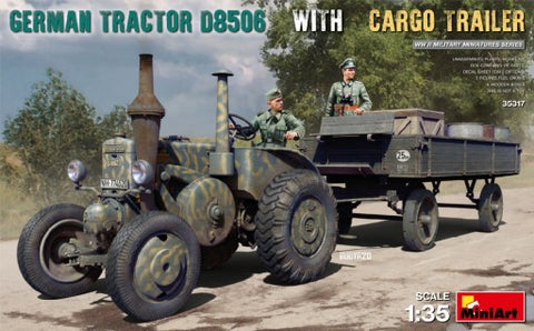 MINIART1/35 German D8506 Military Tractor w/Cargo Trailer