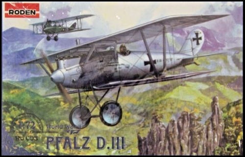 RODEN 1/72 Pfalz D III WWI Aircraft