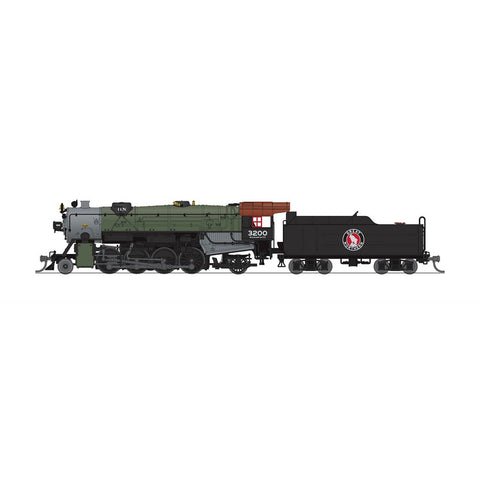 BROADWAY LIMITED N USRA Heavy Mikado, Great Northern #3201