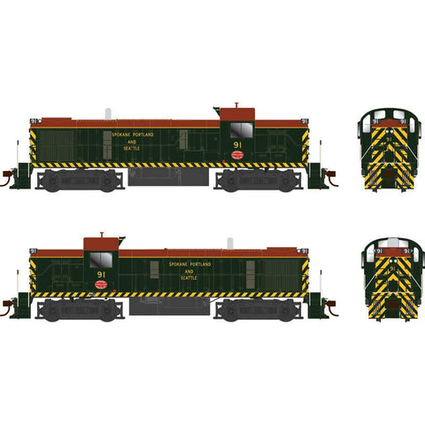 HO ALCO RS-3 DCC/SOUND SP&S #91