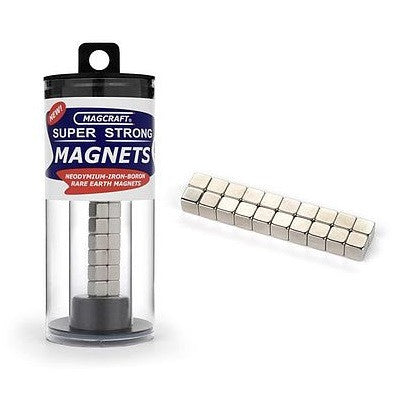 MAGCRAFT 1/4" Rare Earth Cube Magnet(20)
