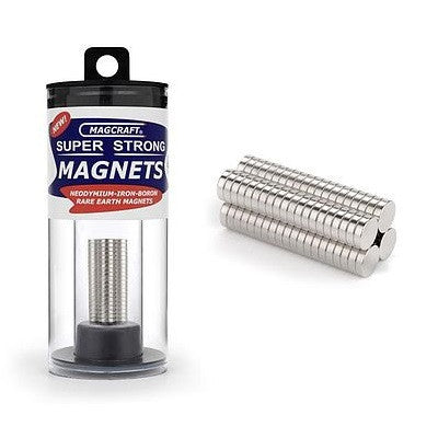MAGCRAFT 1/4"x1/16" Rare Earth Disc Magnets (80)