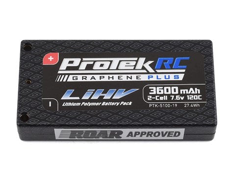 PROTEK LIHV 7.6V 2S 3600mah 120C W/ 4MM