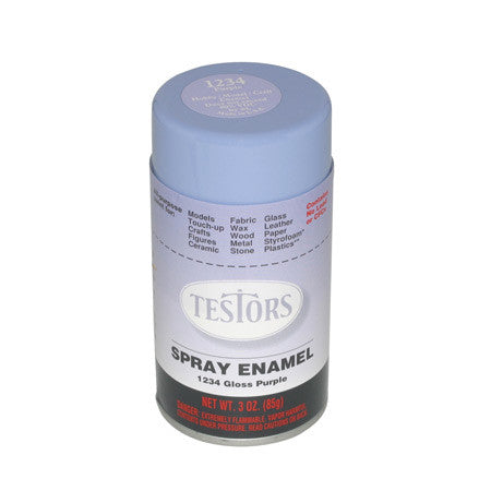 TESTORS 3oz. Spray Finishing Enamel Gloss Purple