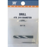 WALTHERS Drill Bit - pkg(2) -- #78 - .016" Diameter
