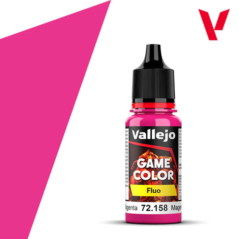 VALLEJO 18ml Bottle Magenta Fluorescent Game Color