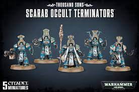 WARHAMMER Thousand Sons Scarab Occult Terminators