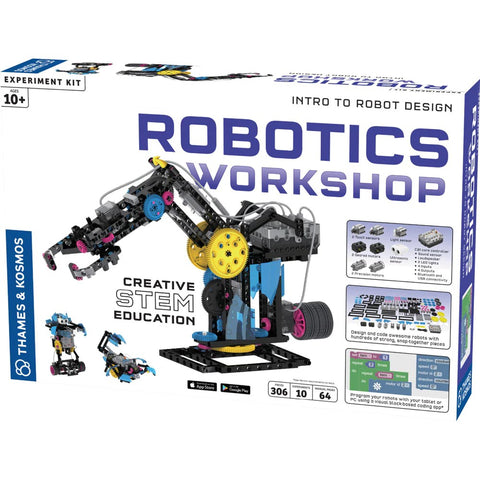 THAMES&KOSMOS Robotics Workshop Intro to Robot Design STEM Experiment Kit