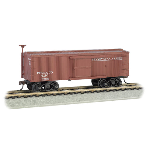 HO OLD-TIME BOXCAR PRR