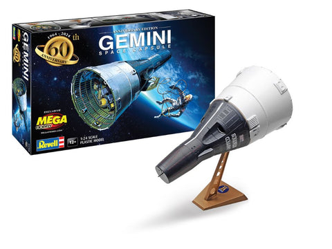 REVELL 1/24 Gemini Space Capsule 60th Anniversary Edition