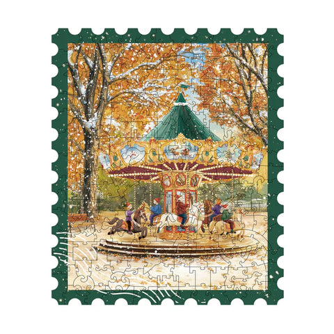 ROLIFE Rowood Golden Autumn Carousel Wooden Jigsaw Puzzle