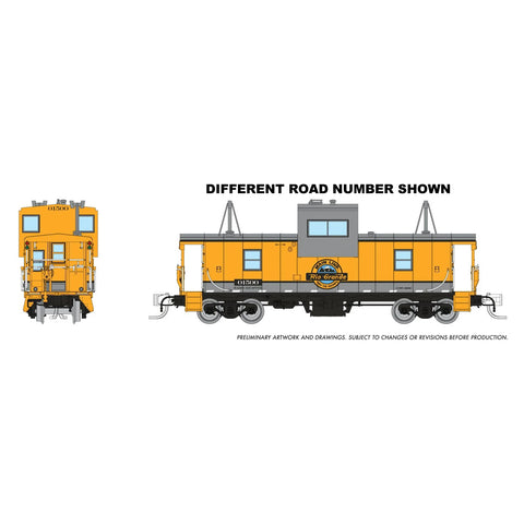 N WIDE VISION CABOOSE D&RGW #01506