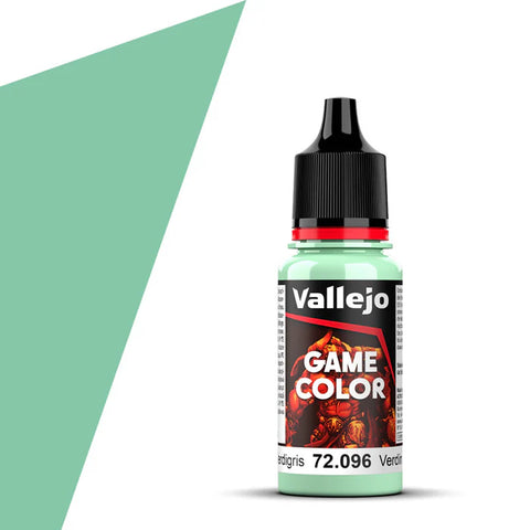VALLEJO 18ml Bottle Verdigris Game Color