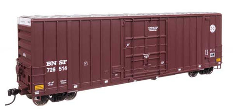 WALTHERS HO 50' Gunderson Hi-Cube Paper Service Boxcar - Ready to Run -- BNSF Railway #726514