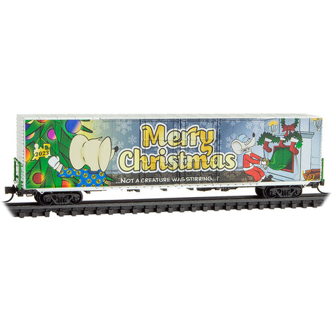 N MICRO-TRAINS CHRISTMAS CAR