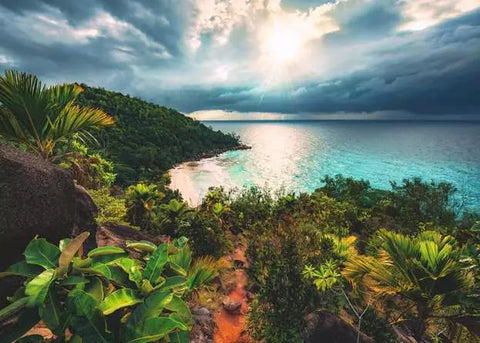 RAVENSBURGER 1000-PIECE PUZZLE Beautiful Islands Hawaii Heaven