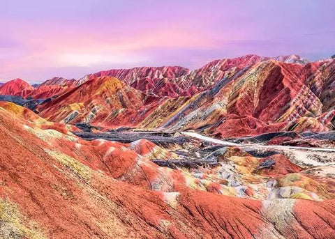 RAVENSBURGER 1000-PIECE PUZZLE Rainbow Mountains,China