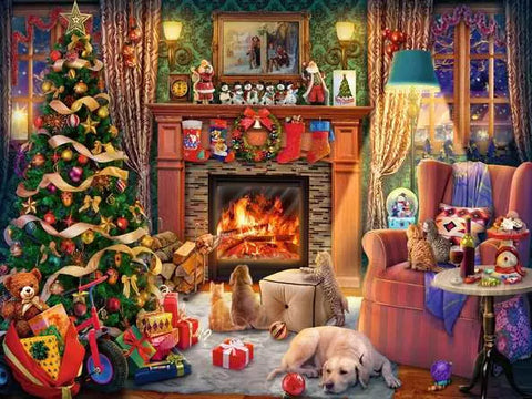 RAVENSBURGER 1500-PIECE PUZZLE Christmas Eve Seasonal
