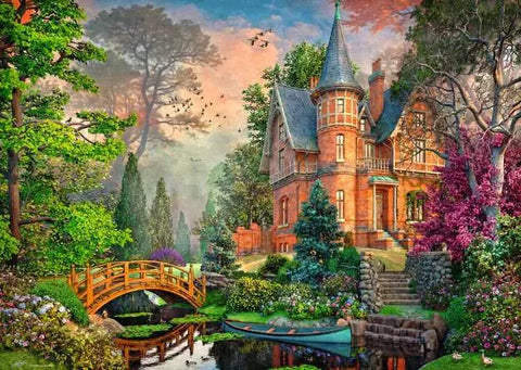 RAVENSBURGER 1000-PIECE PUZZLE Terracotta Mansion