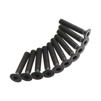 ARRMA FLAT HEAD SCREW M3x16mm (10pcs)