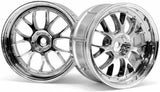 HPI LP29 LM-R Wheel, 3mm OffSet, Chrome, (2pcs)