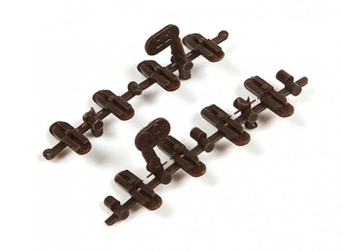 MICRO ENGINEERING Plastic-Insulated Transition Rail Joiners pkg(8) -- Code 80 to 55