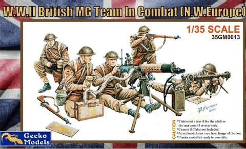 GECKO 1/35 WWII British MG Team in Combat NW Europe (5)