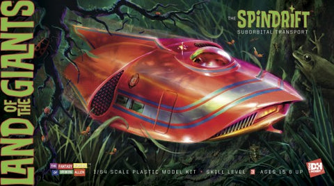 MOEBIUS 1/64  LAND OF THE GIANTS/ THE SPINDRIFT SUBORBITAL TRANSPORT SPACESHIP