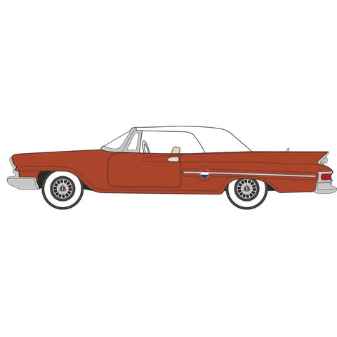 HO 1961 CHRYSLER 300 CONVERTIBLE RED