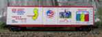 MICRO-TRAINS N Bicentennial State Series - New Jersey, 50' Plug Door Boxcar, Red