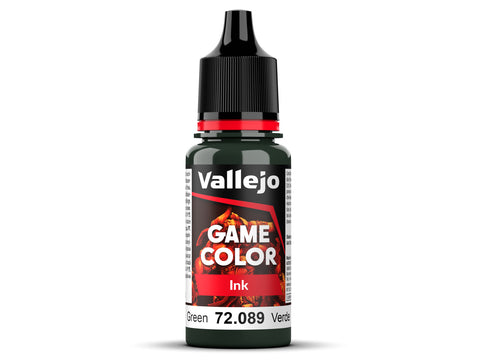 VALLEJO 18ml Bottle Green Ink Game Color