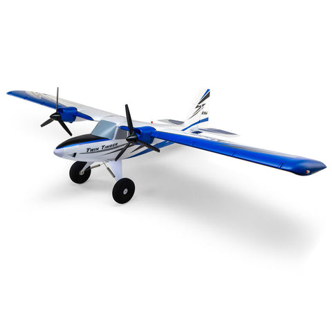 EFLITE Twin Timber 1.6m BNF Basic with AS3X and SAFE Select