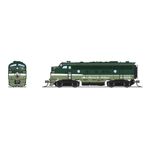 N EMD F7A DCC/SOUND NP #6512A