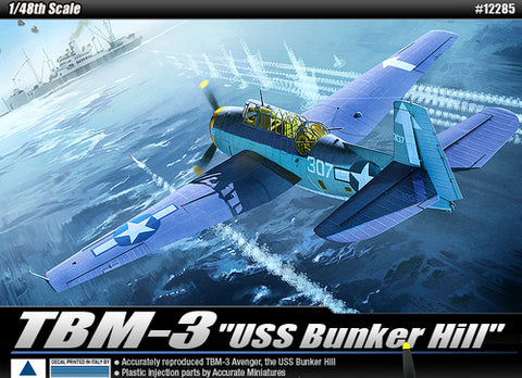 TBM-3 AVENGER "USS BUNKER HILL" 1:48