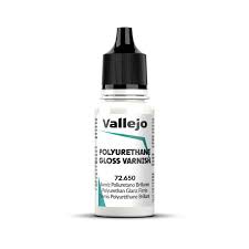 VALLEJO 18ml Bottle Polyurethane Gloss Varnish Game Color