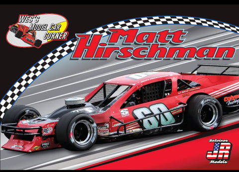 WES'S 1/25 Matt Hirschman #60 Asphalt Modified Race Car