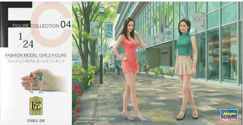 HASEGAWA  1/24 Fashion Model Girl Figures (2)
