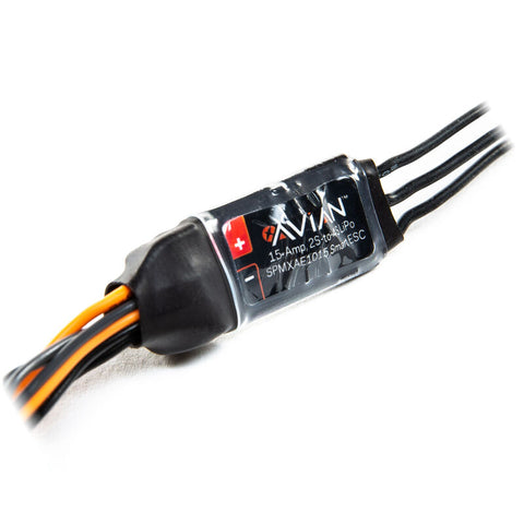 SPEKTRUM Avian 15-Amp Smart Lite Brushless ESC; 2S-4S IC2