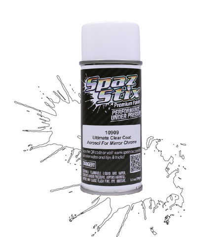 Ultimate Clear Coat for Mirror Chrome, Aerosol Paint, 3.5oz