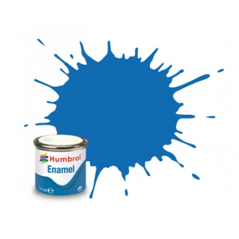 HUMBROL 14ml. Enamel Metallic Baltic Blue