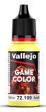 VALLEJO 18ml Bottle Toxic Yellow Game Color